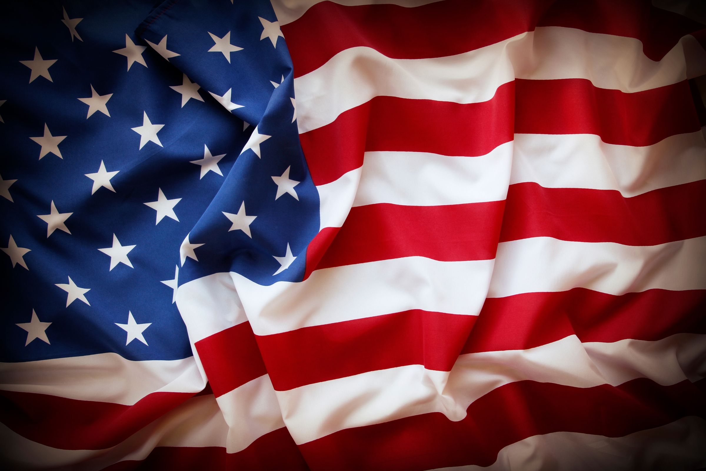 American flag, veteran owned
